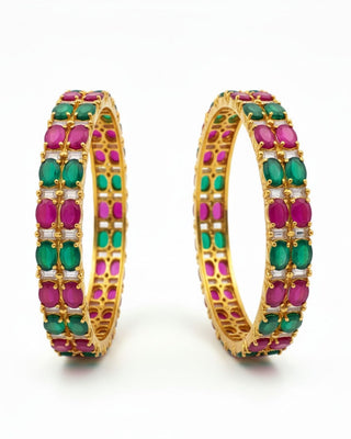 Zevarly Chic American Diamond Bangles