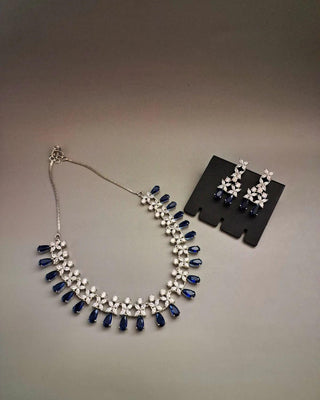 Zevarly Gaurika CZ Necklace Set