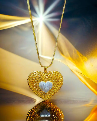 Zevarly Heart's Key Locket - Crafted with Precision and Care