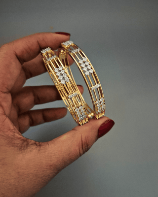 Zevarly Indrani American Diamond Bangles