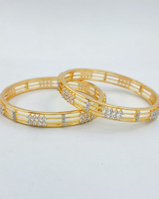 Zevarly Indrani American Diamond Bangles