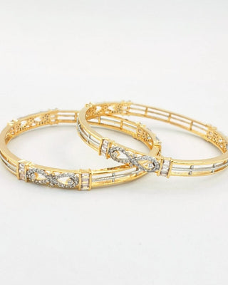 Zevarly Indrati Floral Bangles