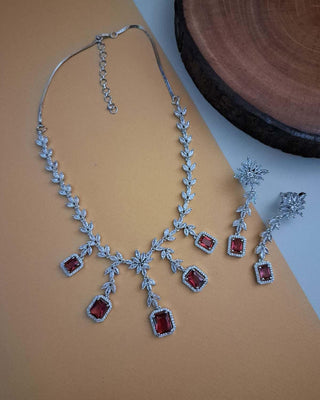 Zevarly Jaimala AD Necklace Set 4