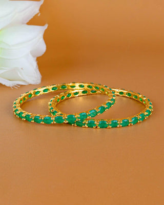 Zevarly Jivikia American Diamond Bangles 10