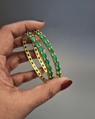 Zevarly Jivikia American Diamond Bangles 3