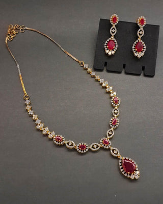 Zevarly Juhi Ganga Jamuna Necklace Set 3