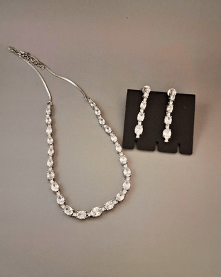 Zevarly Karishma AD Necklace Set