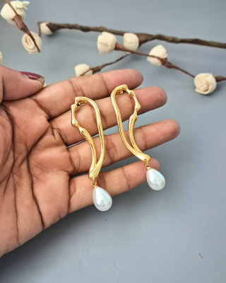 Zevarly Kiara Shine Drop Earrings