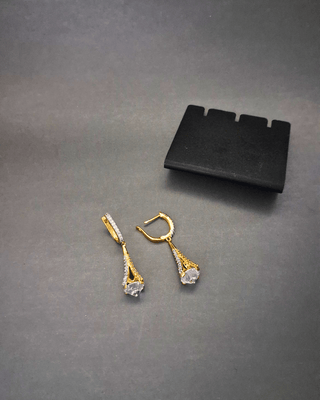 Zevarly Komal Drop Ad Earrings