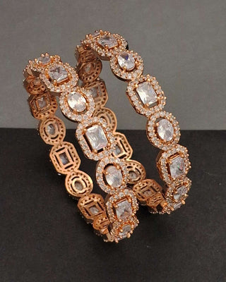 Zevarly Manvi Kundan Bangles