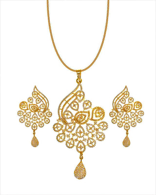 MAURINA FLORAL AD Pendant Set - Zevarly