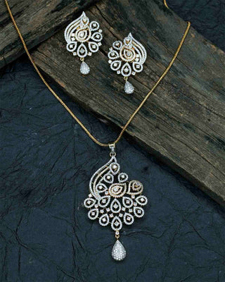 MAURINA FLORAL AD Pendant Set - Zevarly