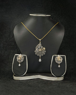 MAURINA FLORAL AD Pendant Set - Zevarly