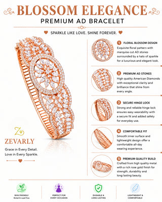Zevarly Mishka exclusive Openable AD Bracelet