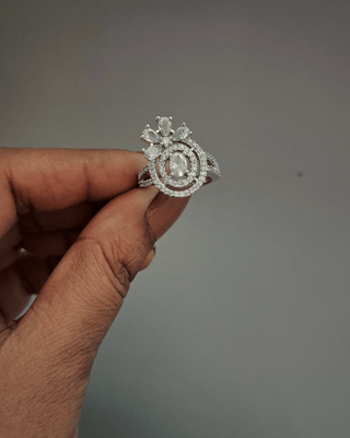 Zevarly Phuljhadi Designer Adjustable Ring