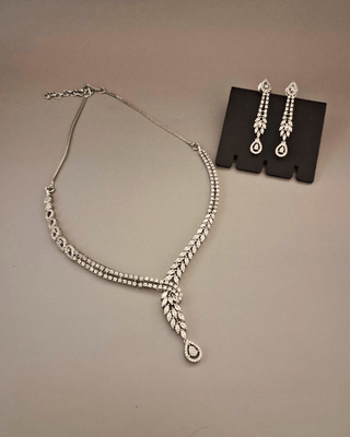 Zevarly Sakshita AD Necklace Set RH