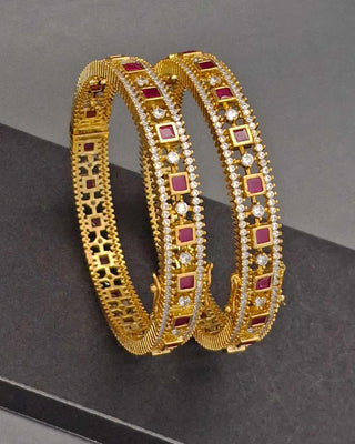 Zevarly Tisha Openable Ad Bangles