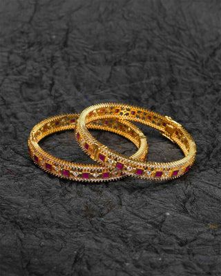 Zevarly Tisha Openable Ad Bangles 4