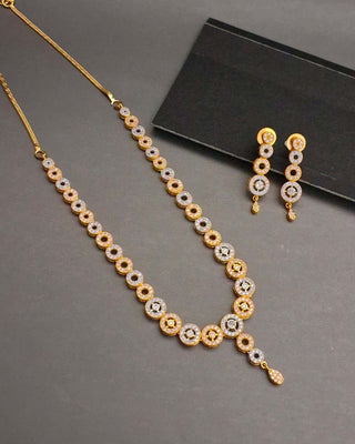 Zevarly Riya Gold-Plated Necklace Set