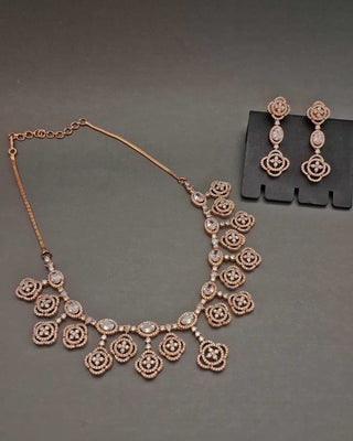 Zevarly Aarohi Antique Necklace Set