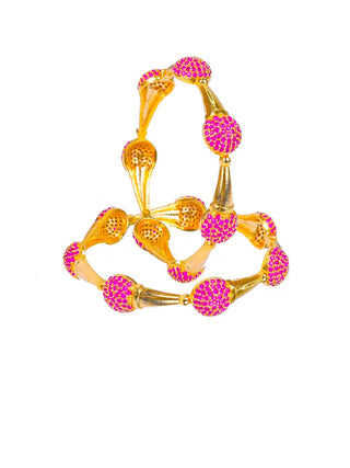 Zevarly Vedika Stone Studded Bangles
