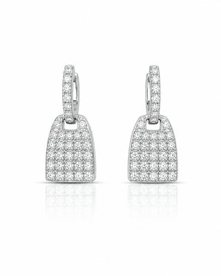 Beautiful Basket Dailywear Rhodium Earrings - Tushti - Zevarly (image 2)
