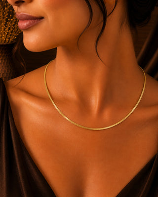 Zevarly Parveeta Anti Tarnish 18 karat Chain - Zevarly (image 2)