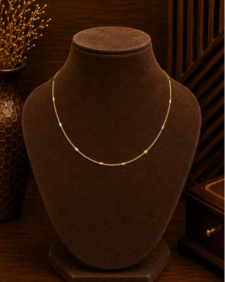 Zevarly Kareshi Anti Tarnish 18 karat Chain - Zevarly