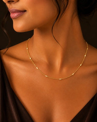 Zevarly Kareshi Anti Tarnish 18 karat Chain - Zevarly (image 2)