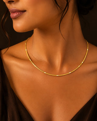 Zevarly Ishanvi Thick Anti Tarnish 18 karat Chain - Zevarly (image 2)