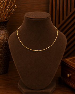 Zevarly Piyashu Anti Tarnish 18 karat Chain - Zevarly
