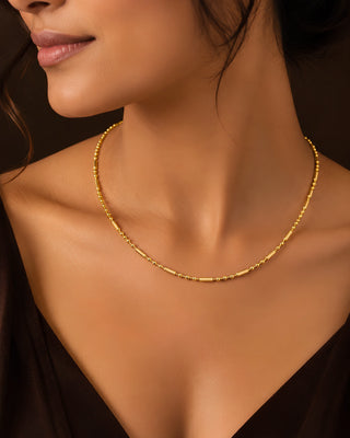 Zevarly Piyashu Anti Tarnish 18 karat Chain - Zevarly (image 2)