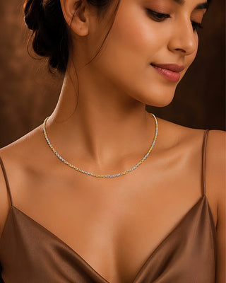 Zevarly Riwa Anti Tarnish Two Tone Chain - Zevarly (image 2)