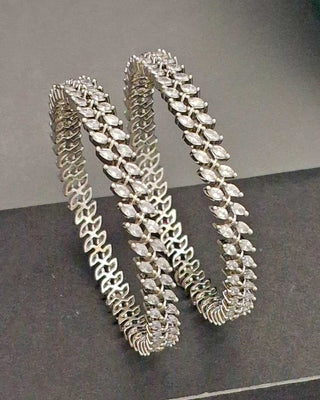 Zevarly Mananya American Diamond Bangles