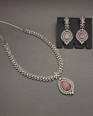 Zevarly Darika AD Necklace Set