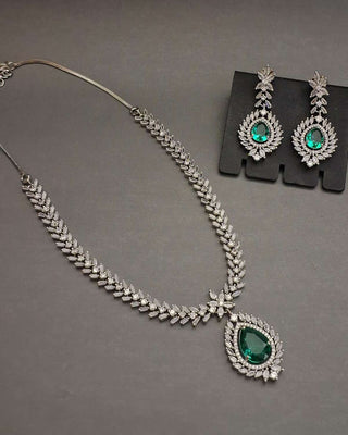 Zevarly Darika AD Necklace Set