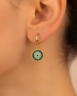 Goodluck Evil Eye DemiFine Earrings - Emma