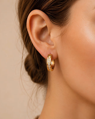 Stone Line Real Look DemiFine Earrings - Dola