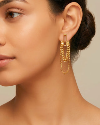 Special Chain DemiFine Earrings - Zohri