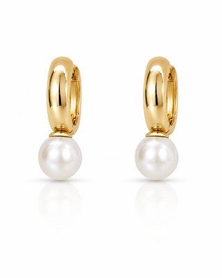 Pearl Drop Bali Earrings - Dhruvi