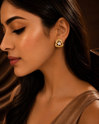 Twinkle Sparkling Star Demi Fine Studs - Siddhi