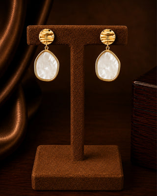 MOP Milestone Demi Fine Earrings -Lavya
