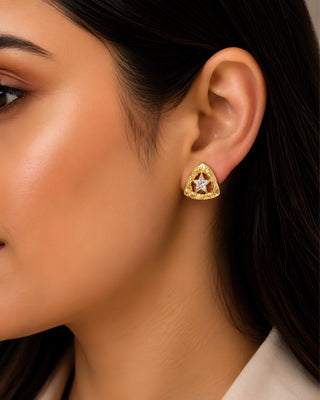 Twinkle Sparkling Star Demi Fine Studs - Siddhi