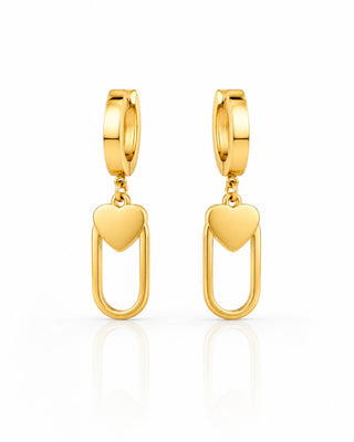 Keyring Designer AntiTarnish Earrings - Ziya