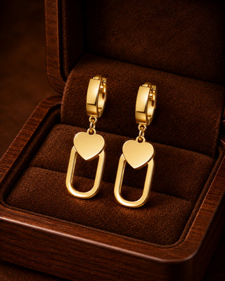 Keyring Designer AntiTarnish Earrings - Ziya