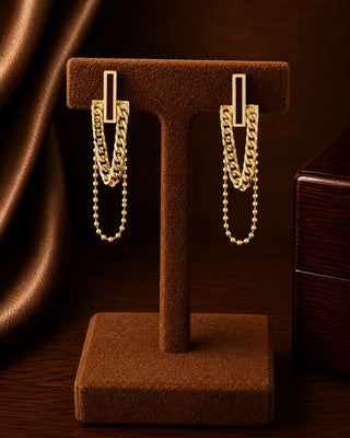 Special Chain DemiFine Earrings - Zohri
