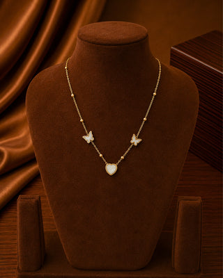 Heartfelt Anti Tarnish Layered Necklace - Mehar