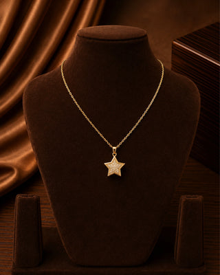 Star Shape Octo Shaped Chain Pendant - Sirin
