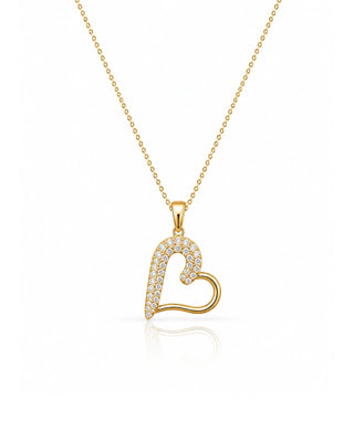 Flowless Heart Beat Anti Tarnish Pendant - Twisha