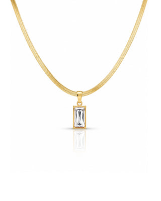 Rectangle Shape Shaped Chain Pendant - Raji
